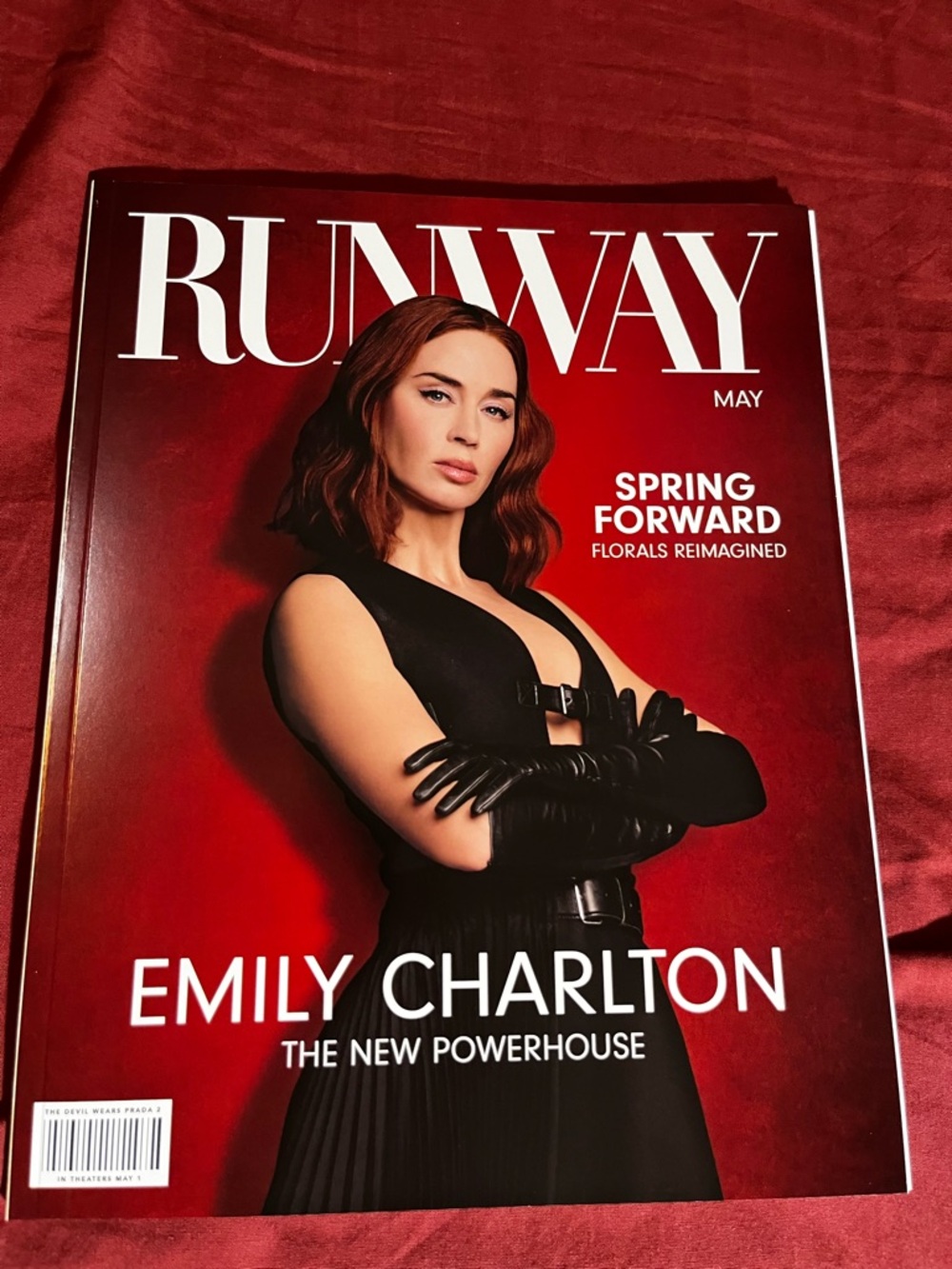 Emily Blunt On The May 2026 Issue Of Runway Magazine!